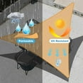 MYXIO Outdoor Triangle Shades Sail Sun Shade Cloth Patio Pergola Cover
