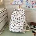 thumbnail image 6 of Bow Backpack For Women Aesthetic Nylon Rucksack Cute Kawaii Backpack Set With Bow Pattern, 6 of 6