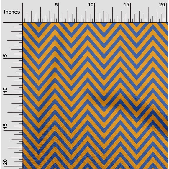 oneOone Viscose Jersey Fabric Chevron Geometric Printed Fabric 1 Yard 60 Inch Wide