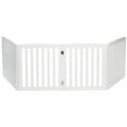 thumbnail image 4 of ZENY 4 Panels Foldable Pet Gate Entryway Dog Fence MDF Frame with 8 Protectors, White, 4 of 11