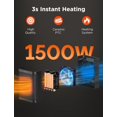thumbnail image 2 of Calentador Space Heater Oprunsy de cerámica PTC de 1500 W con termostato de 3 modos, 2 of 7