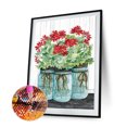 thumbnail image 2 of Cuadros Decorativos 5D bricolaje taladro completo forma redonda jarrón Rhinestone diamante dibujo decoración del hogar Ndcxsfigh Nuevos Originales, 2 of 9