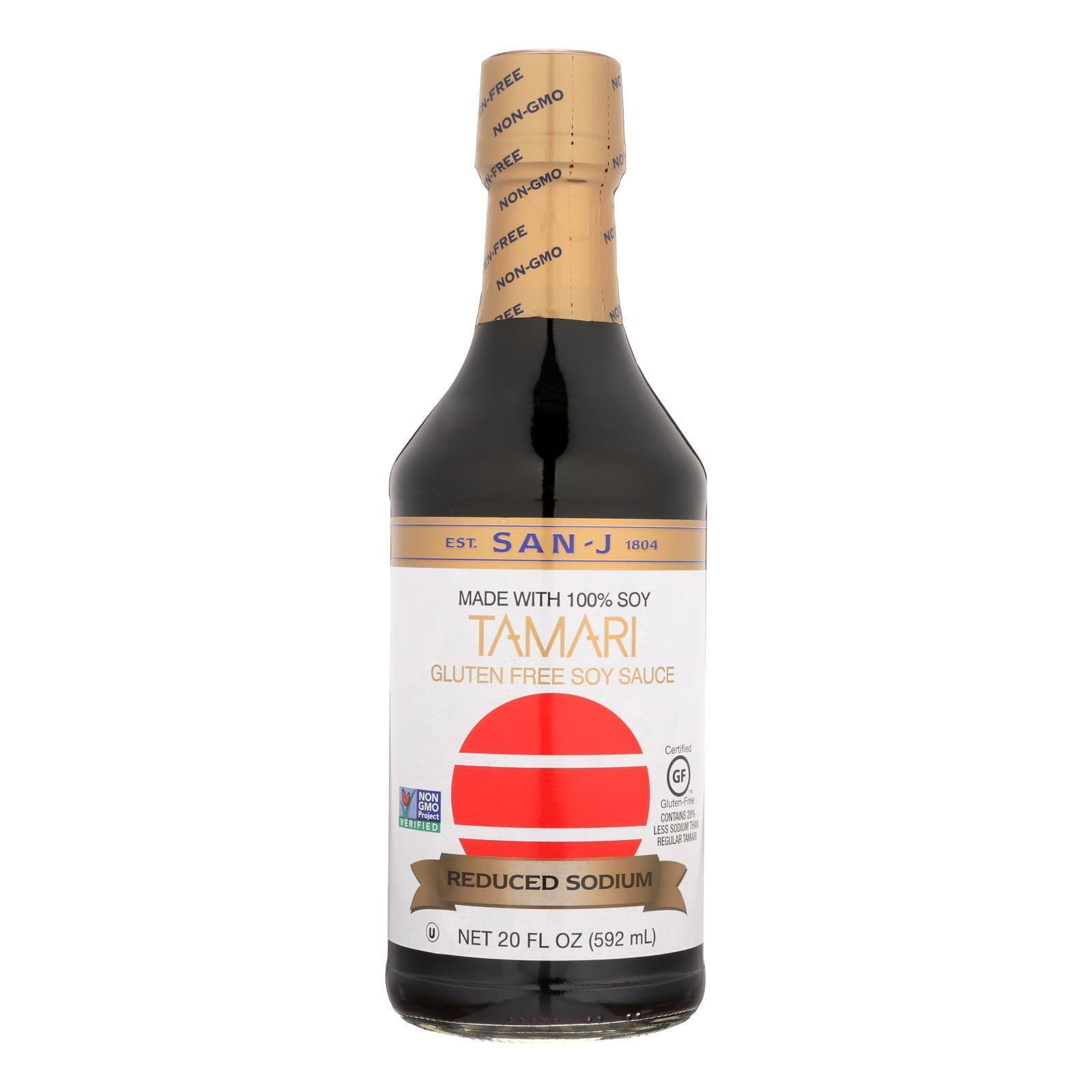 Tamari Soy Sauce Reduced Sodium Case of 6 20 Fl oz.