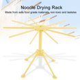thumbnail image 1 of Noodle Drying Rack Spaghetti Pasta Stand Dryer Outil de cuisine pliable(jaune), 1 of 8