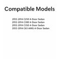 thumbnail image 3 of Tempered Driver Left Side Front Door Window Glass Compatible with Mercedes Benz C250 / C300 / C350 / C63AMG 4-Door Sedan 2012-2014 Models, 3 of 5