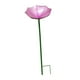 thumbnail image 2 of Bebedero para pájaros, comedero para pájaros, metal, resistente a la intemperie, decoración para jardín, fácil de usar, abeja Rosa, 2 of 9