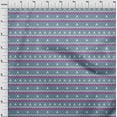 thumbnail image 3 of oneOone Cotton Silk Fabric Chevron Ikat Printed Fabric 1 Yard 42 Inch Wide, 3 of 4