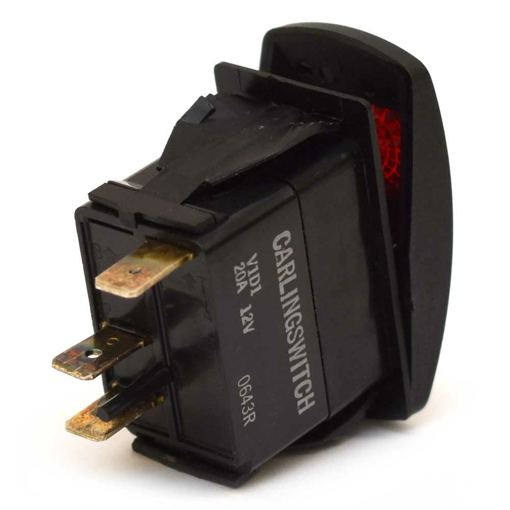 Carling On/Off Contura V Boat Rocker Switch | Bilge Icon 3-Spade 12V