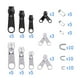 thumbnail image 4 of Inteprter Kit de reparación Universal de repuesto de cremallera, 84 Uds., tiendas de campaña, chaquetas, herramienta usable, deslizadores, De coser, 4 of 6