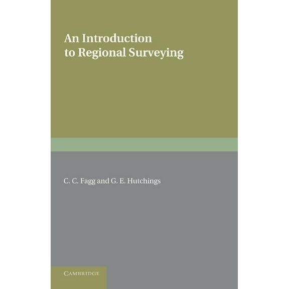 An Introduction to Regional Surveying, (Paperback)