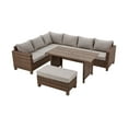 Better Homes & Gardens Brookbury 4 Piece Wicker Outdoor Patio Sectional