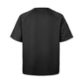 thumbnail image 3 of Lumtrix Men's Waffle T-Shirts Short Sleeve Casual Crew Neck Shirt Summer Big and Tall Plain Pullover Black 2XL, 3 of 8