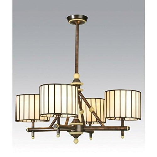 Meyda Tiffany 81993 Revolution 4 Light 30" Wide Chandelier - Bronze