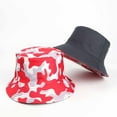thumbnail image 4 of Holloyiver Adult Male And Female Fisherman Hats Camouflage Pattern Double Sided Fisherman Hats Wear Outdoor Sunscreen Sun Hats On Both Sides, 4 of 8
