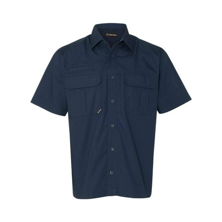 Nyco Ripstop Shirt - 4463 Dri Duck Men's Utility Short Sleeve Ripstop Shirt