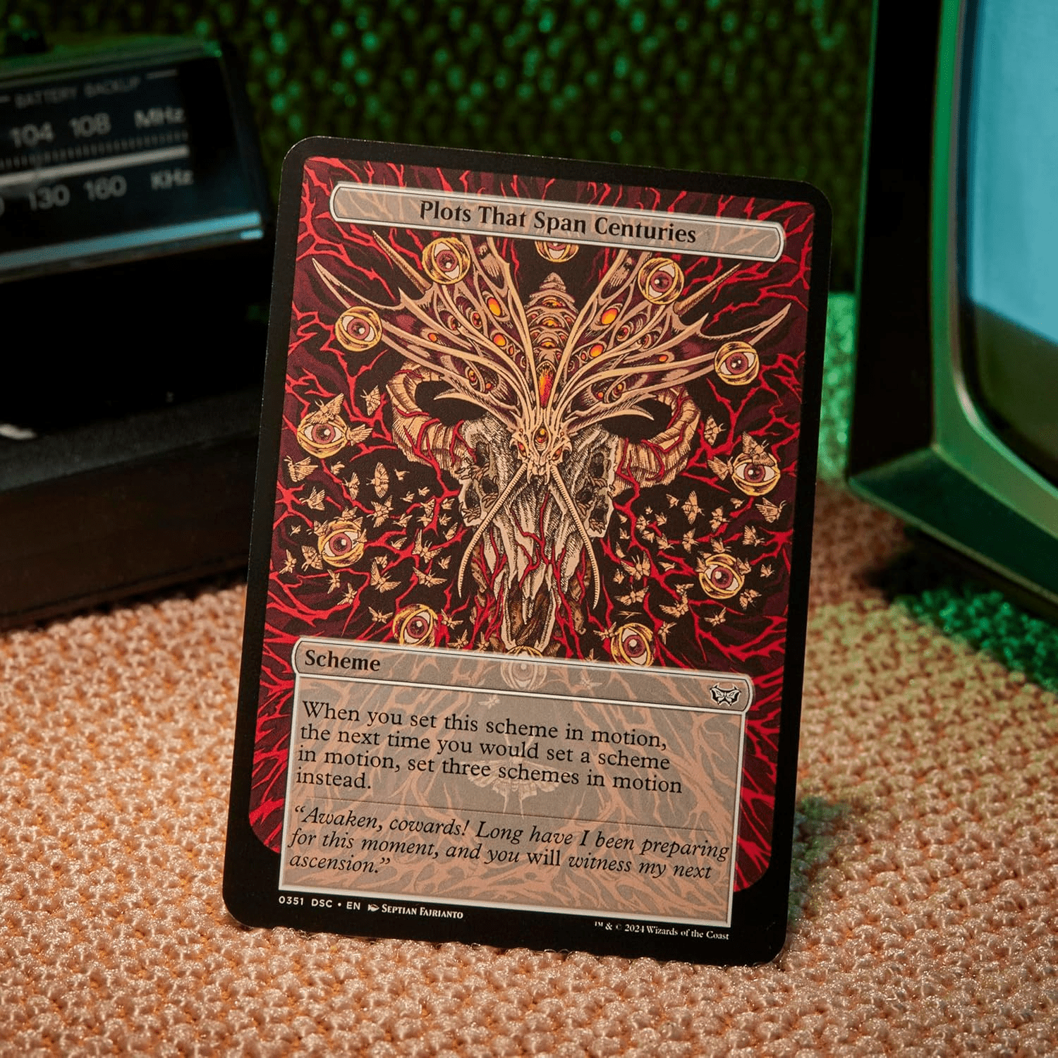 Magic: The Gathering Duskmourn: House of Horror Commander Deck - Death Toll (100-Card Deck, 2-Card Collector Booster Sample Pack + Accessories)