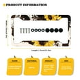 thumbnail image 7 of Renewold Sunflower Brown Cow Print License Plates Frame for Women Men, Car Tag with Screw Caps, Car Accessories Applicable to Standard US License, Set of 2, 7 of 7