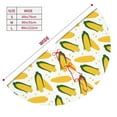 thumbnail image 3 of Cauagu 36" Christmas Tree Skirt Corn On The Cob Pattern Christmas Tree Decorations Tree Mat for Xmas Decorations Occasion Holiday Home Decor -36", 3 of 7