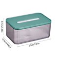 thumbnail image 3 of Caja de pañuelos para sala de estar, mesa de centro de alta gama, cajón para papel, comedor, dormitorio, escritorio, cajón para papel, cocina, sala de estar, baño, caja de pañuelos de plástico, caja d, 3 of 6