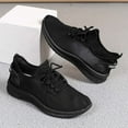 thumbnail image 6 of Mens Shoes,Fashion Sneakers Lightweight Breathable Mesh Walking Shoes Versatile Daily Wear Comfort Fit Design,Shoes for Men,Black,10.5, 6 of 9