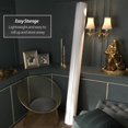 thumbnail image 5 of 7 ft. Tall Bamboo Wave Screen - White, 5 of 5