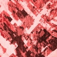 thumbnail image 1 of Ahgly Company Machine Washable Indoor Square Abstract Red Modern Area Rugs, 4' Square, 1 of 4