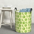thumbnail image 5 of Goofa Various Lemons Printed Circular Hamper,Laundry Basket with Handles,Storage Baskets Foldable,Large Capacity Laundry Hamper-Small, 5 of 8