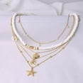 thumbnail image 3 of HSHDLDF Collier Coquillage Puka pour Femmes Hommes Collier Surfeur Coquillage Cordon Collier Collier Ras du Cou Perles Colorées Collier Ajustable Été Boho Hawaii Boucle Perle Collier Bijoux Coquillage Naturel, 3 of 6