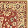 thumbnail image 2 of SAFAVIEH Chelsea Daragh Traditional Wool Area Rug, Red/Ivory, 3'9" x 5'9", 2 of 4