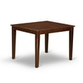 thumbnail image 4 of East West Furniture Norfolk 5-piece Wood Dining Table and Chairs in Mahogany, 4 of 7