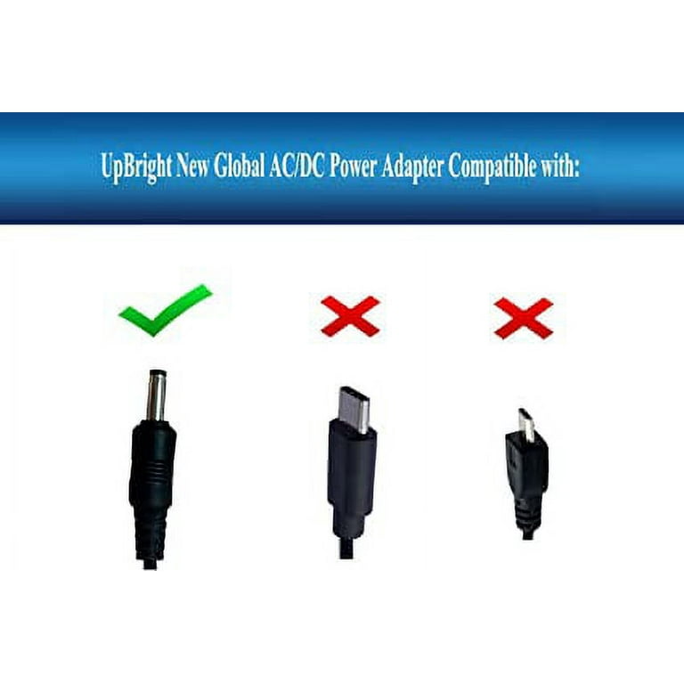UpBright 6V AC/DC Adapter Compatible with Panasonic EW3109 EW3122