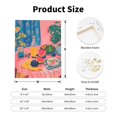 thumbnail image 2 of Sikiie Colorful Summer Fruit Table Print Canvas Decorative Hanging Painting, Anti-shrinkage Hanging Frame, Suitable for Home, Office Wall Decorations, 2 of 6