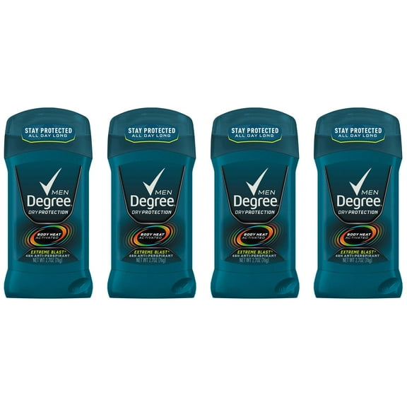 Degree Men Original Protection Antiperspirant Deodorant Extreme Blast 2.7 oz, 4 count