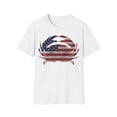 thumbnail image 2 of Crab USA Flag Crabbing Crab Fishing Crabs Lover Crab Eater TShirt, 2 of 5