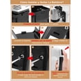 thumbnail image 5 of Batidora de Pedestal, Diseño Dos en Uno Turbocharged Batidora de Mano con Pedestal, 6 Velocidades Mezclador de Cocina Incluye Tazon y 4 Barras de Mezcla para Mezclar, 1 Separación De Claras De Huevo, 5 of 5