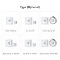 thumbnail image 3 of TFixol 16A Electric Heating Thermostat SmartLife APP Control WiFi Heating Room Thermostat LCD Touchscreen Digital Smart Temperature Controller Week Programmable Anti-freeze Energy Saving with External, 3 of 7