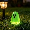 thumbnail image 3 of Xuyuer Glow in the Dark Little Ghost Trinkets Halloween Mini Ghost Figurines for Displays, 3 of 4