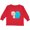 Red, variant on Inktastic Adorable Blue Snail Boys or Girls Long Sleeve Toddler T-Shirt