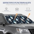 thumbnail image 4 of Balery Gnome and Snowflakes Parasol para parabrisas de coche de 2 piezas | Parasol plegable para parabrisas delantero de coche para la mayoría de sedanes-Medium, 4 of 6
