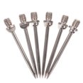 thumbnail image 4 of icolorfuled Portable and Practical Iron Dart Heads with Smooth Surface Silver Color for Playing Use 6 Pieces, 4 of 7