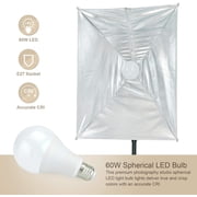 LINCO 3 Color 2 Softbox Lighting Kit 27x20in Photo Studio Continuous Lighting for Photo