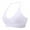 White, variant on FAIWAD Padded Sports Bras for Women Running Backless Push Up Deep V Adjustable Workout Gym Yoga Bralettes