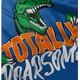 thumbnail image 4 of Cool Totally Roarsome Dinosaur Pun Toddler Boy Girl T Shirt Infant Toddler Brisco Brands 24M, 4 of 5