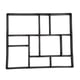 thumbnail image 4 of Molde De Cemento De Jardín De Moho De Escalón De Hormigón Patios De Pavimento Al Aire Libre Con Diseño De Rectángulo Negro De Plástico Reutilizable PP, 4 of 8