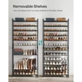 thumbnail image 3 of Juego de estantes para zapatos SONGMICS, 12 niveles, almacenamiento de metal, 48 a 60 pares, 3 of 9