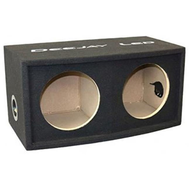 DeeJay 2X10ROUNDSEALED Double 10 in. Round Sealed Empty Car Bass