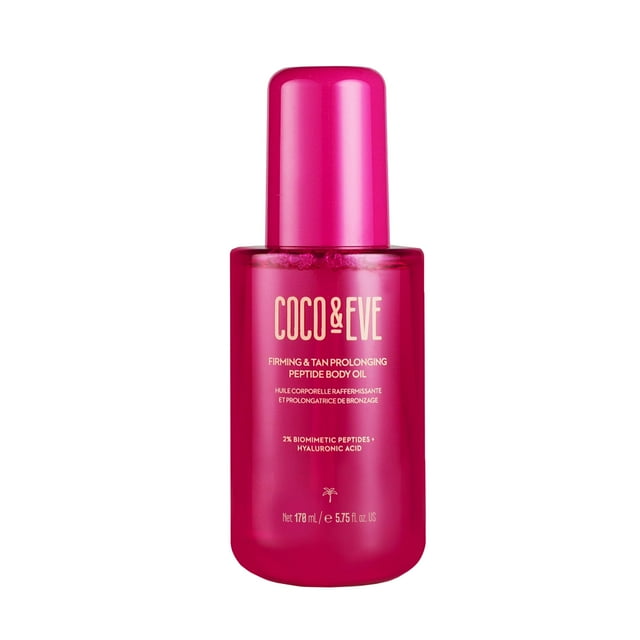 Aceite corporal Coco & Eve, reafirmante y bronceador, 170 ml