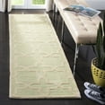 thumbnail image 2 of SAFAVIEH Cambridge Liz Geometric Wool Area Rug, Light Green/Ivory, 8' x 8' Round, 2 of 10