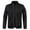 Black, variant on Mens Track Jackets Mock Neck Full Zip Sweatshirts Thin Fleece Jackets with Stand Collar & Zipper Pockets Black 3XL