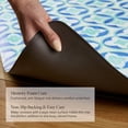 thumbnail image 5 of FIESTA Mali Tiles Geo Trellis Anti-Fatigue Comfort Kitchen Runner Mat, Non-Slip Floor Mat, Padded Standing Desk Mat, Blue/Aqua/White, 20"x55", 5 of 6